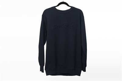 Midweight Debossed Crewneck